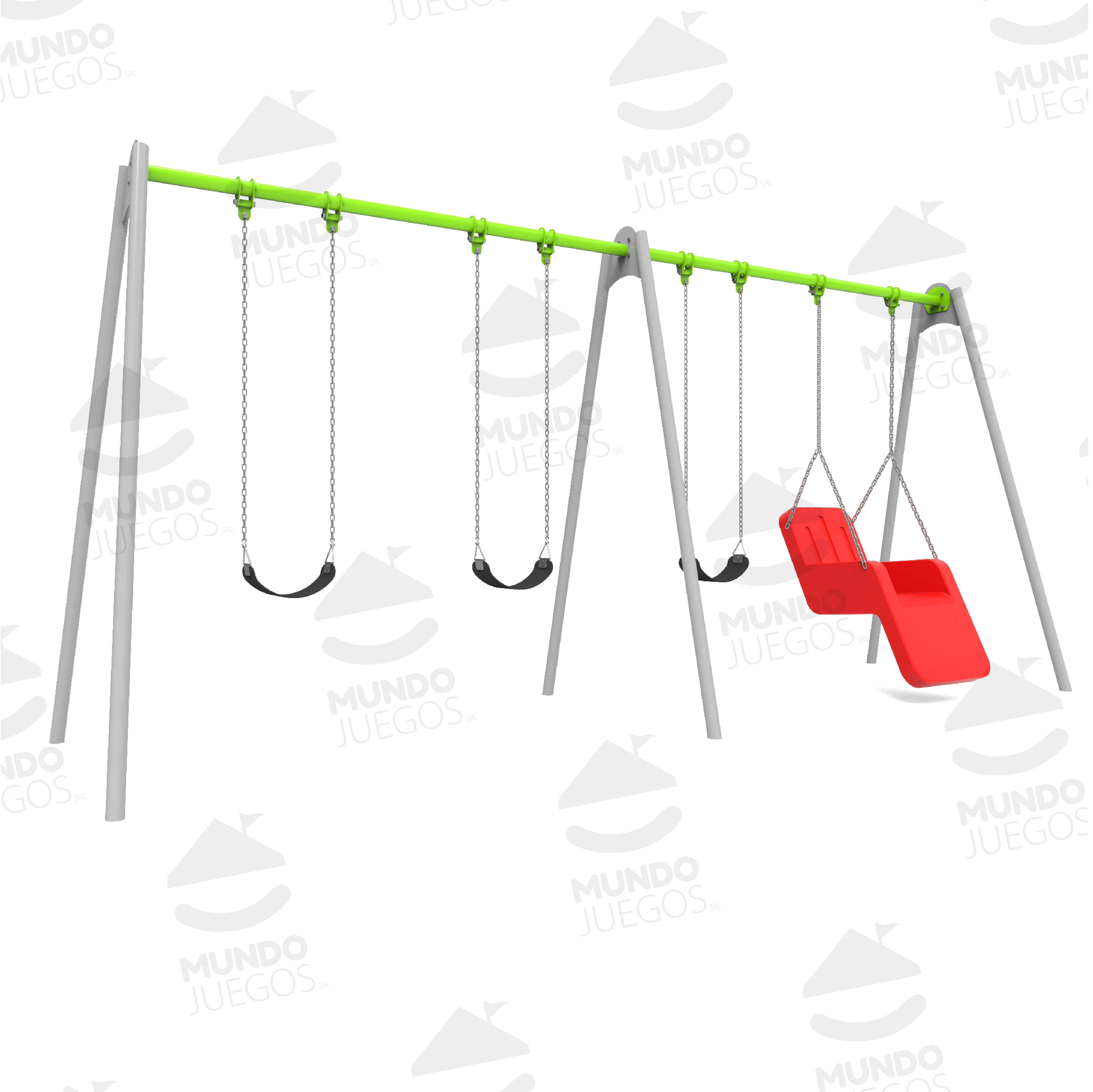 Ordenar Mobiliario JI09.4 - HAMACA CUÁDRUPLE INCLUSIVA